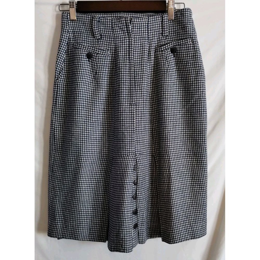 Together Blue & White Plaid Lined Pencil Skirt Women's Size 6 Knee Length EUC - Picture 3 of 8